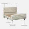 Luxe Chesterfield Upholstered Bed Luxe Chesterfield Upholstered Bed