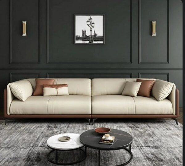 Miliano Crest Luxury Upholstered Sofa 3 Seater
