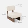 Minimalist Wooden Lounge Chair