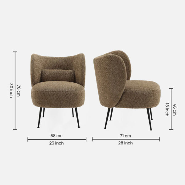 Mocha Curve Designer Lounge Chair Mocha Curve Designer Lounge Chair