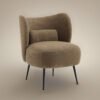 Mocha Curve Designer Lounge Chair Mocha Curve Designer Lounge Chair