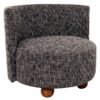 Modern Curved Back Accent Chair Modern Curved Back Accent Chair