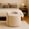 Modern Curved Back Puffy Seat