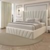 Monaco Geometric Luxe Upholstered Bed