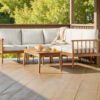 Nordic Haven Wooden Frame Sofa Set Nordic Haven Wooden Frame Sofa Set