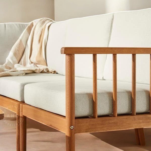 Nordic Haven Wooden Frame Sofa Set Nordic Haven Wooden Frame Sofa Set