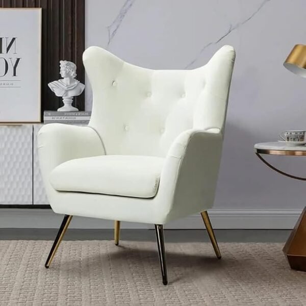 Opal  Luxe Upholstered Wing Chair