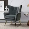 Opal  Luxe Upholstered Wing Chair