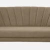Opal Modern Upholstered Sofa With Metal Legs