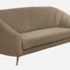 Opal Modern Upholstered Sofa With Metal Legs