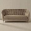 Opal Modern Upholstered Sofa With Metal Legs