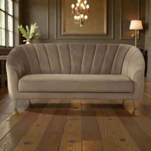 Opal Modern Upholstered Sofa With Metal Legs Opal Modern Upholstered Sofa With Metal Legs
