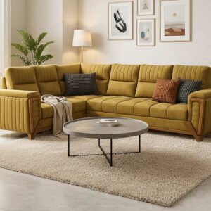 Regal Mustard Comfort L-shape Sofa Regal Mustard Comfort L-shape Sofa