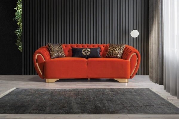 Regalia Tufted Velvet Sofa 3 Seater Regalia Tufted Velvet Sofa 3 Seater