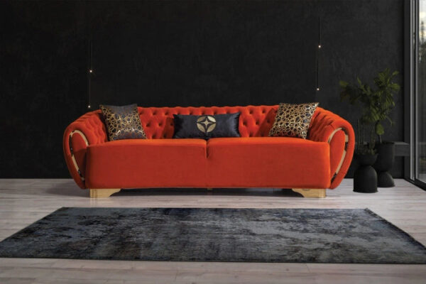 Regalia Tufted Velvet Sofa 3 Seater Regalia Tufted Velvet Sofa 3 Seater