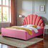 Roselle Shell Luxury Upholstered Bed