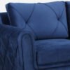 Royal Azure Tufted Velvet 3-seater Sofa