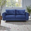 Royal Azure Tufted Velvet 3-seater Sofa