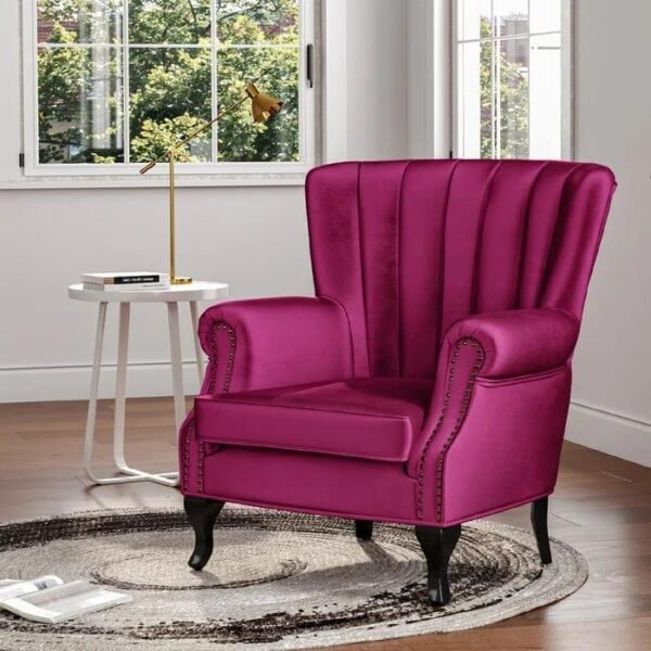Royal Comfort Velvet Wing Chair Royal Comfort Velvet Wing Chair