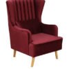 Crimson Comfort Wing Chair Set Crimson Comfort Wing Chair Set