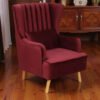 Crimson Comfort Wing Chair Set Crimson Comfort Wing Chair Set