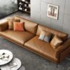 Saddle Luxe Leather L-shape Sofa