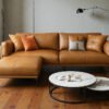 Saddle Luxe Leather L-shape Sofa