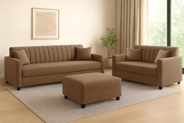 Sandora Beinge Upholstered Sofa Set Sandora Beinge Upholstered Sofa Set