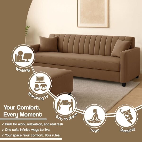 Sandora Beinge Upholstered Sofa Set Sandora Beinge Upholstered Sofa Set
