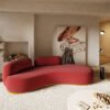 Scarlet Wave Sculpt Sofa 3 Seater Scarlet Wave Sculpt Sofa 3 Seater