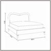 Serene Curve Upholstered Bed Serene Serene Curve Upholstered Bed Serene