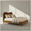 Serene Curve Upholstered Bed Serene Serene Curve Upholstered Bed Serene