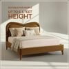 Serene Curve Upholstered Bed Serene Serene Curve Upholstered Bed Serene