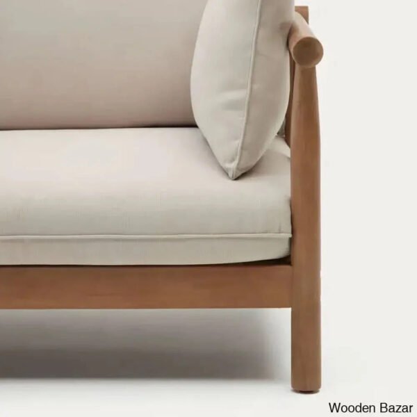 Teakline Upholstered Wooden Sofa Teakline Upholstered Wooden Sofa