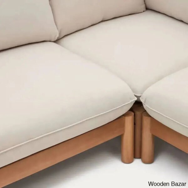 Teakline Upholstered Wooden Sofa Teakline Upholstered Wooden Sofa