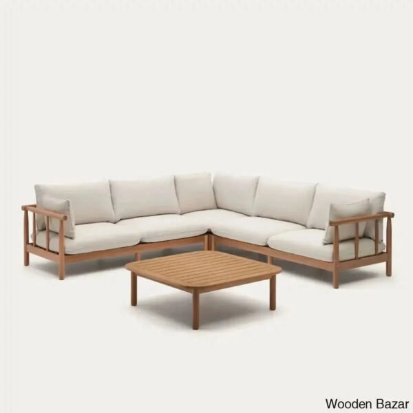 Teakline Upholstered Wooden Sofa Teakline Upholstered Wooden Sofa