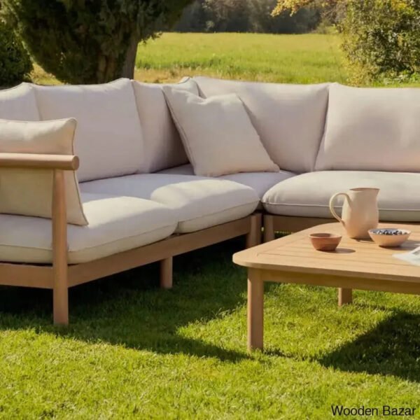 Teakline Upholstered Wooden Sofa Teakline Upholstered Wooden Sofa