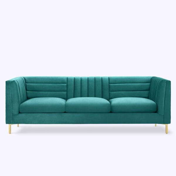 Tealcraft Linear Channel Upholstered 3-seater Sofa Tealcraft Linear Channel Upholstered 3-seater Sofa