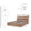 Torino Cushion Luxury Upholstered Bed Torino Cushion Luxury Upholstered Bed
