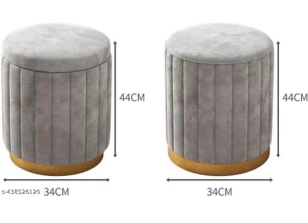Veloura Luxe Upholstered Ottoman Veloura Luxe Upholstered Ottoman