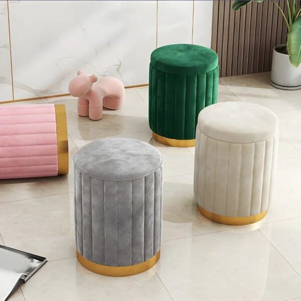 Veloura Luxe Upholstered Ottoman Veloura Luxe Upholstered Ottoman