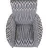 Zara Chevron Statement Accent Chair