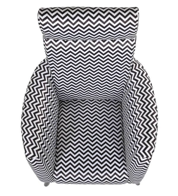 Zara Chevron Statement Accent Chair