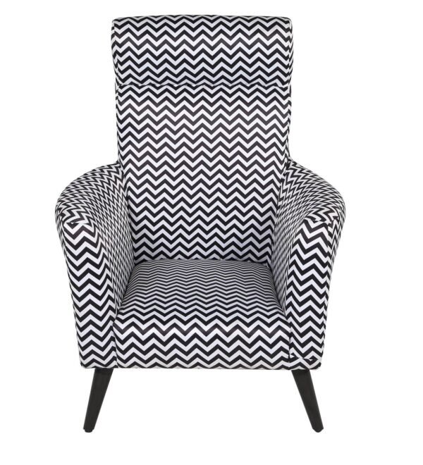 Zara Chevron Statement Accent Chair