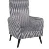 Zara Chevron Statement Accent Chair