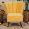 Amber Channel Back Accent Chair