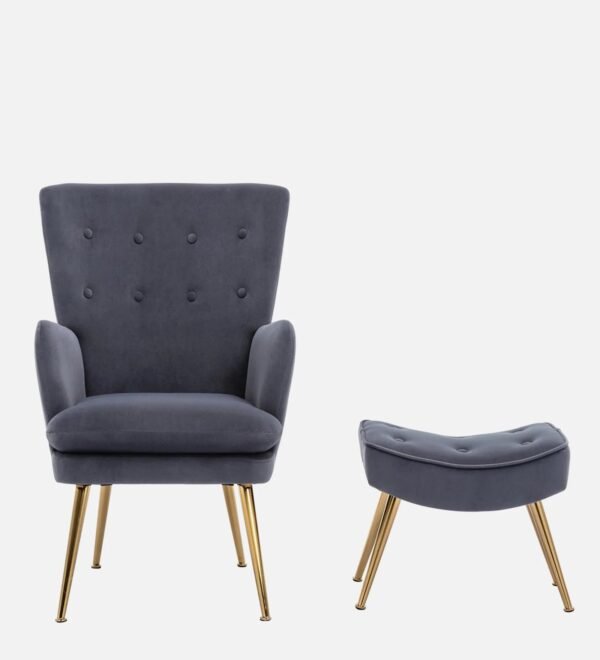 Royale Tufted Lounge Chair With Ottoman Royale Tufted Lounge Chair With Ottoman