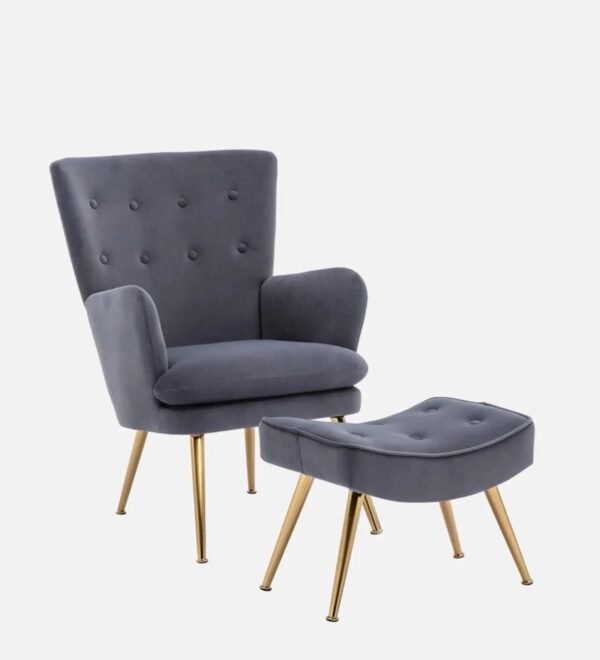 Royale Tufted Lounge Chair With Ottoman Royale Tufted Lounge Chair With Ottoman